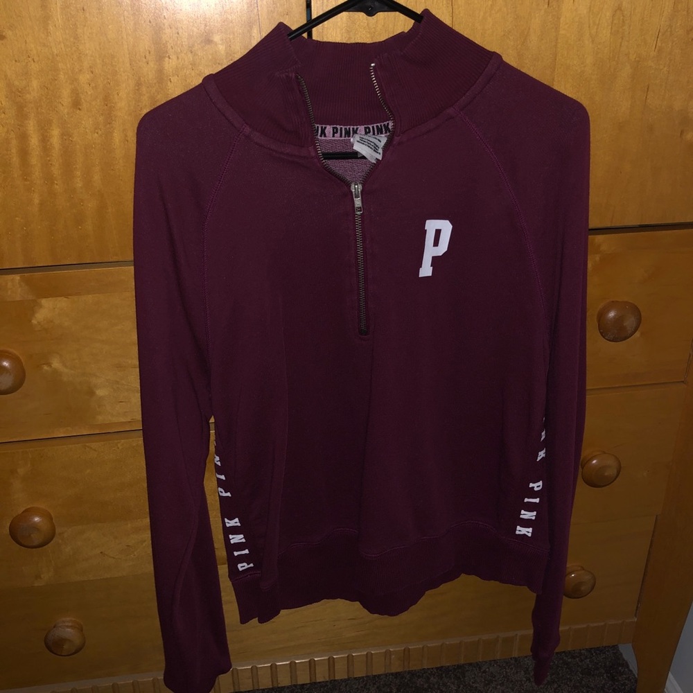 Maroon PINK brand half zip